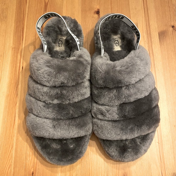 UGG Oh Yeah Slingback Slides Platform Puff Sandals Slippers - Picture 7 of 13